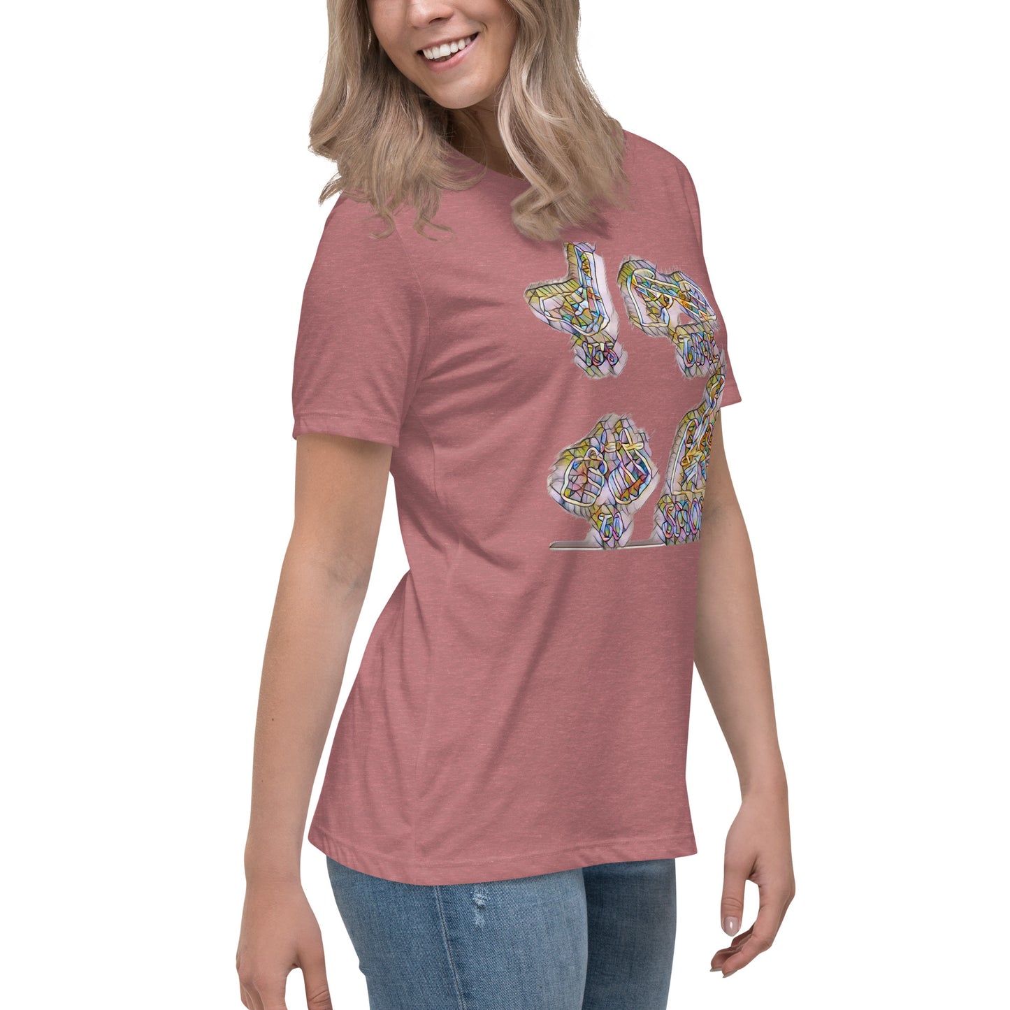 Women's Relaxed T-Shirt It's time to smoke multi colored