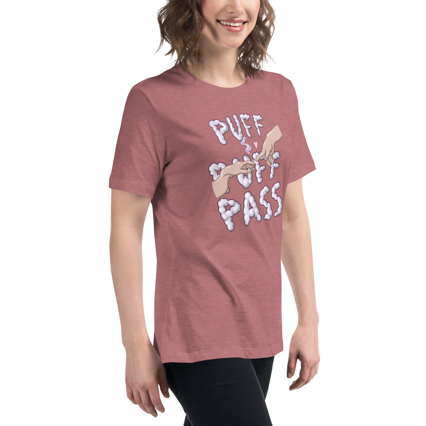 Women's Relaxed T-Shirt Puff Pass