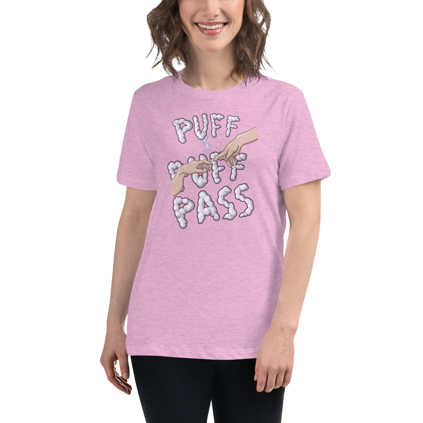 Women's Relaxed T-Shirt Puff Pass