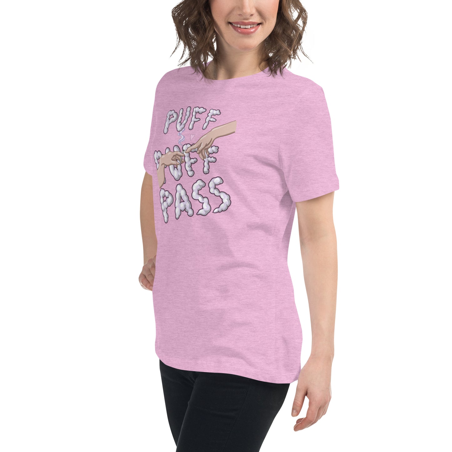 Women's Relaxed T-Shirt Puff Pass