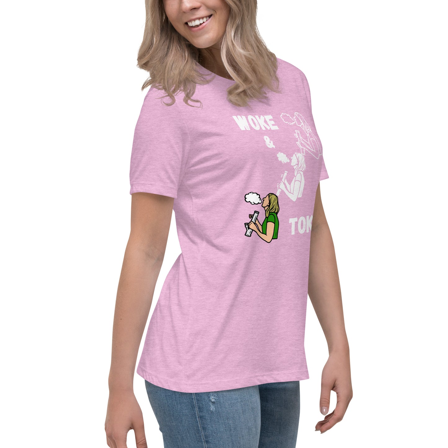 Women's Relaxed T-Shirt Woke and Toke ii