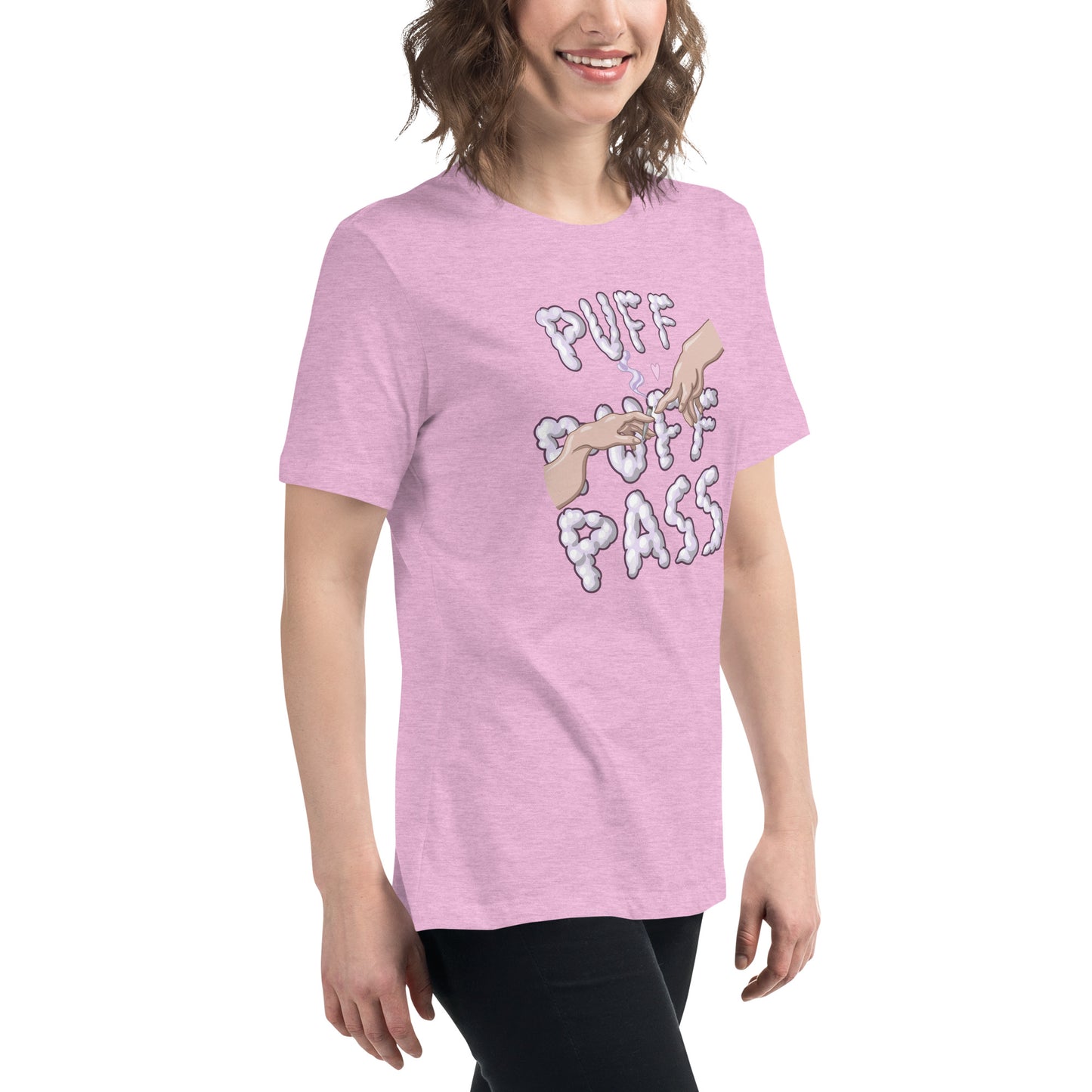 Women's Relaxed T-Shirt Puff Pass
