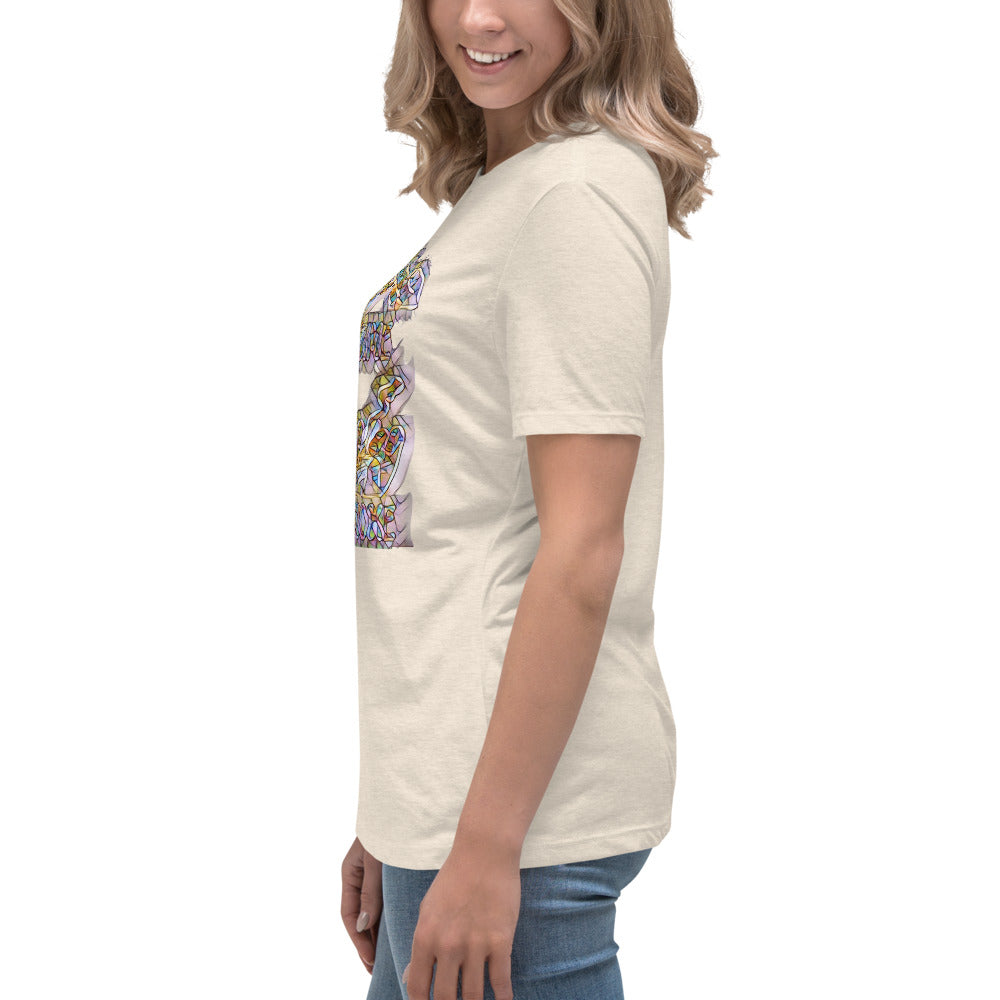 Women's Relaxed T-Shirt It's time to smoke multi colored