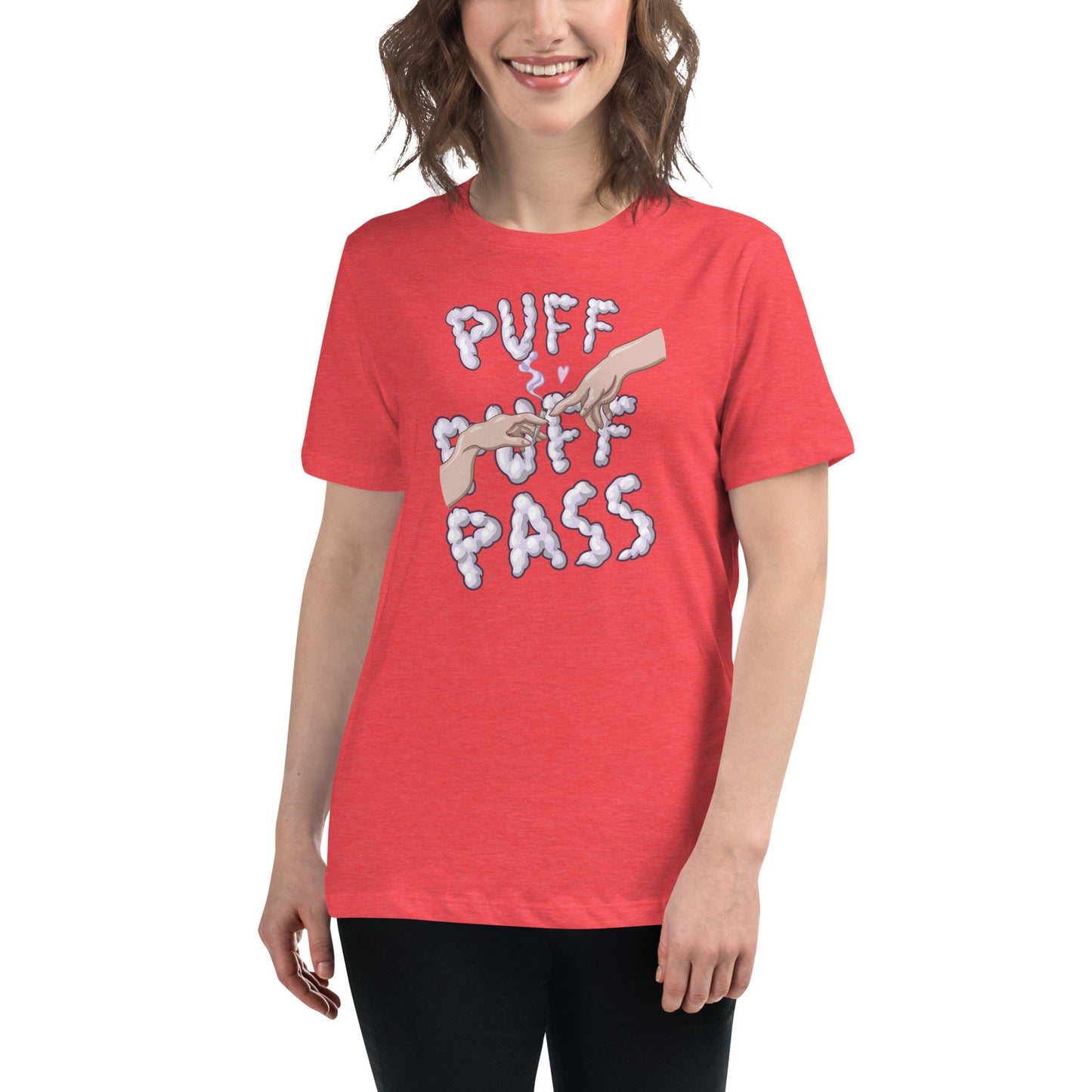 Women's Relaxed T-Shirt Puff Pass