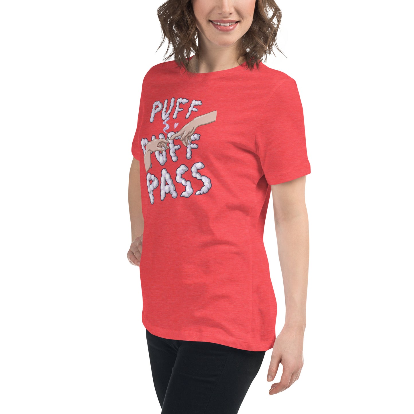 Women's Relaxed T-Shirt Puff Pass