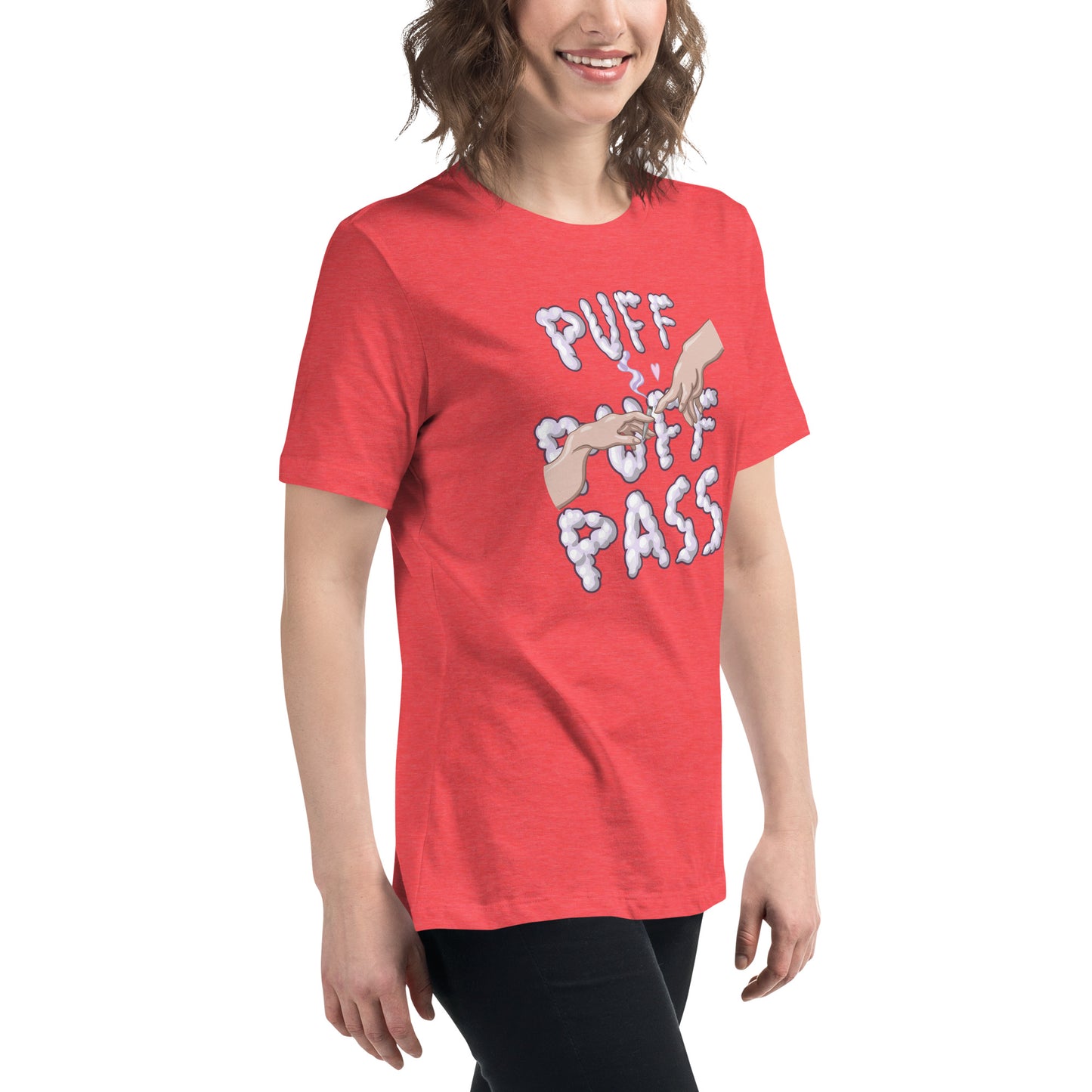 Women's Relaxed T-Shirt Puff Pass