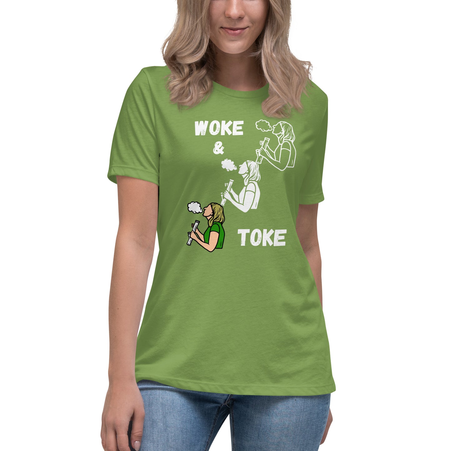 Women's Relaxed T-Shirt Woke and Toke ii