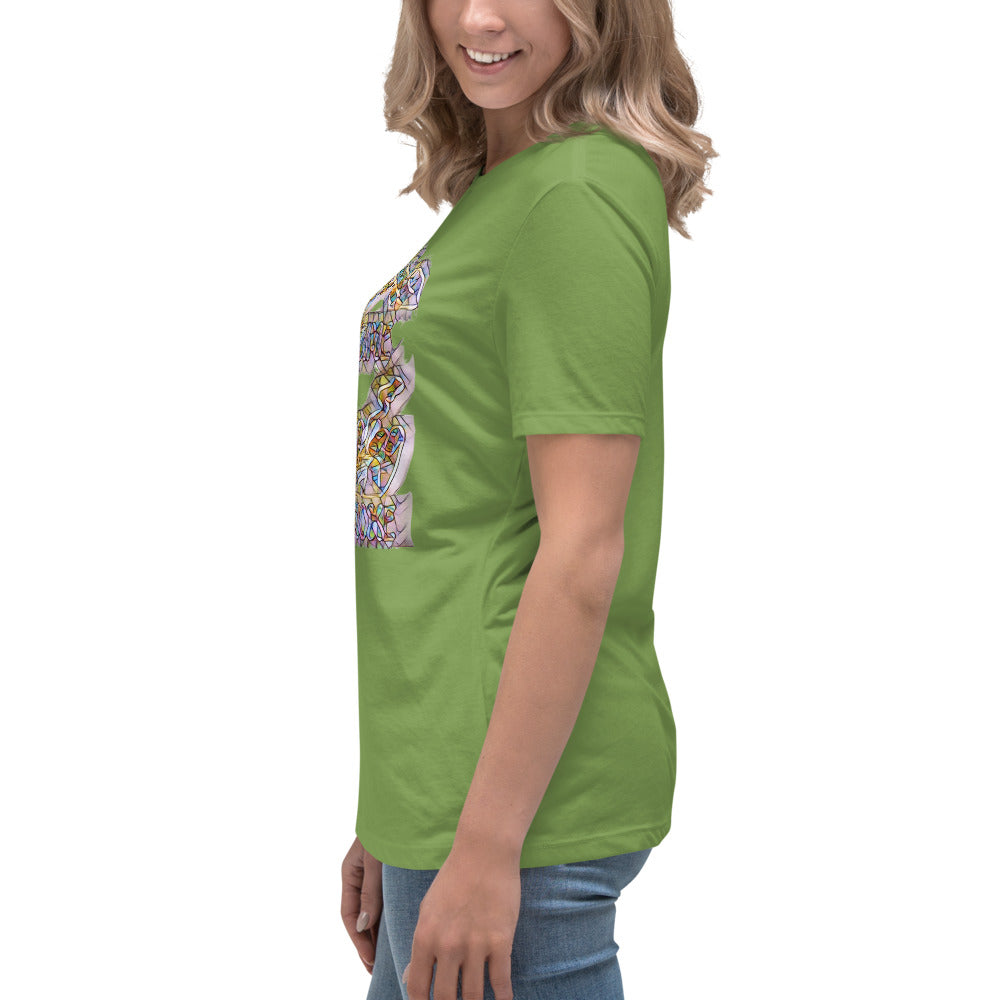 Women's Relaxed T-Shirt It's time to smoke multi colored