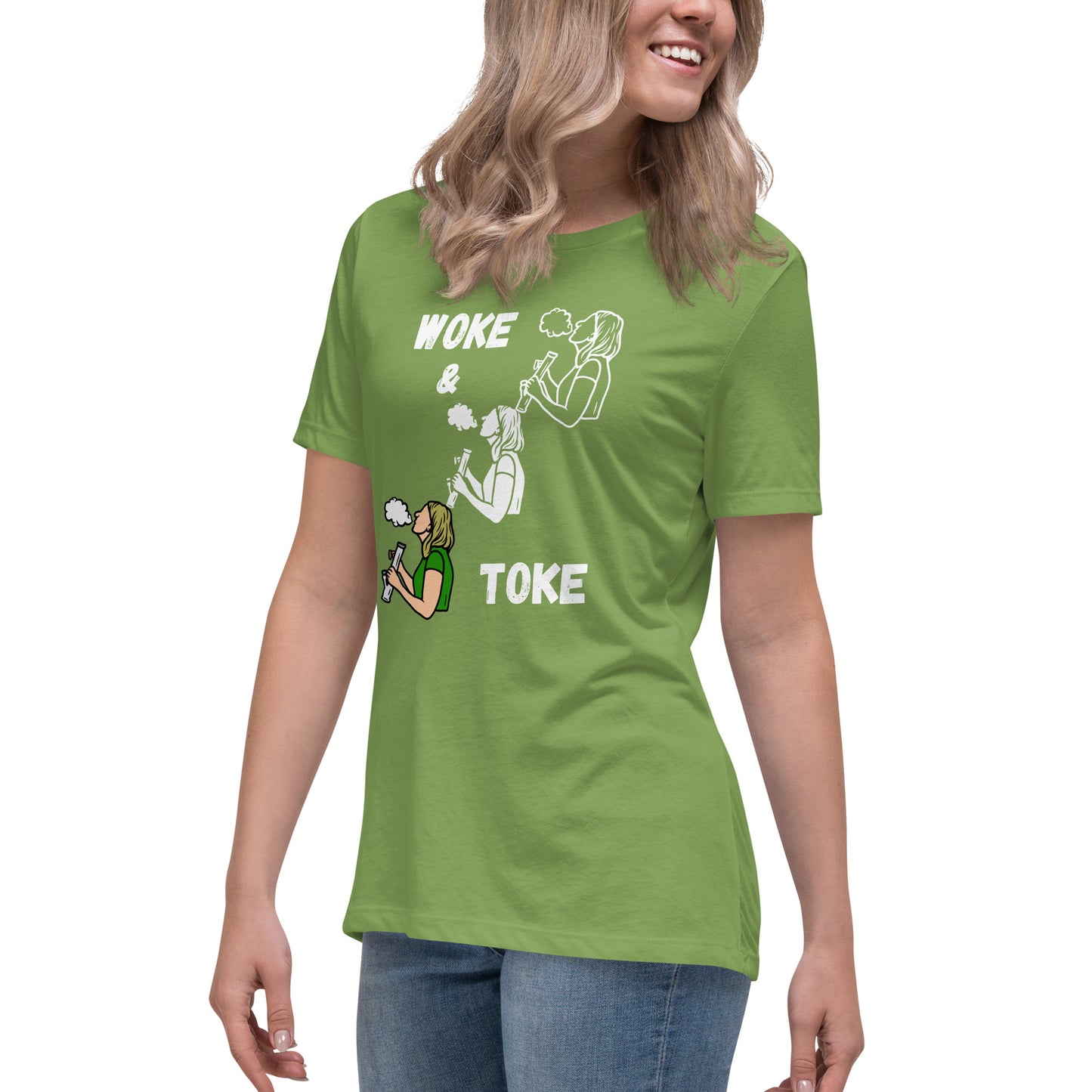 Women's Relaxed T-Shirt Woke and Toke ii