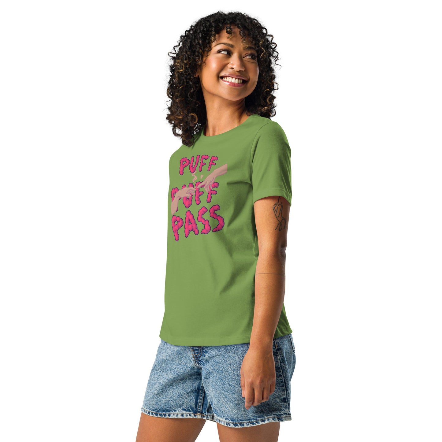 Women's Relaxed T-Shirt Puff Pass ii
