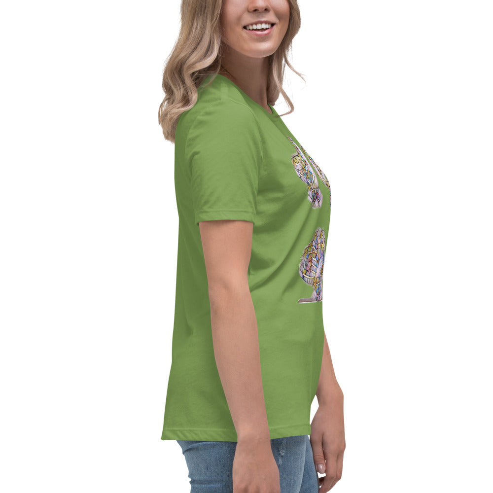 Women's Relaxed T-Shirt It's time to smoke multi colored