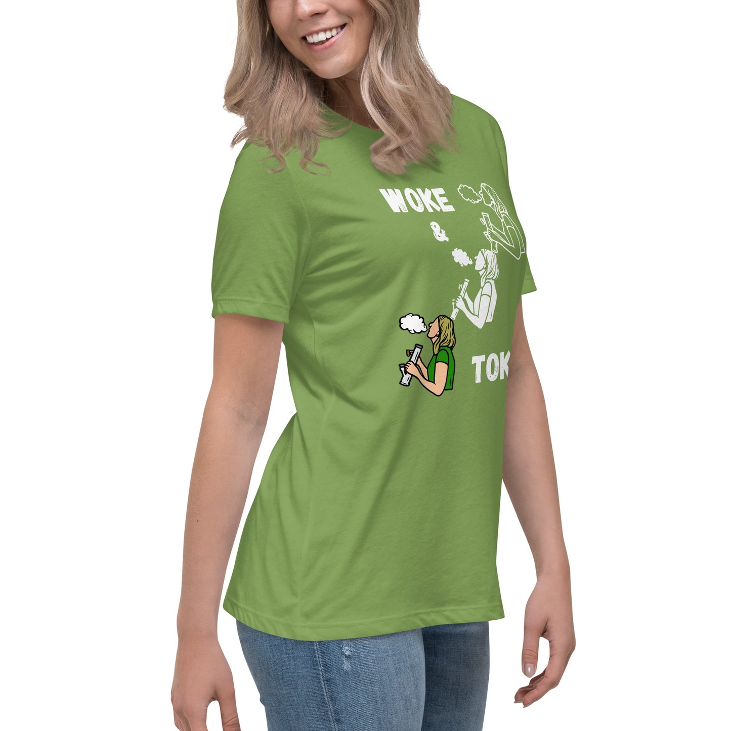 Women's Relaxed T-Shirt Woke and Toke ii