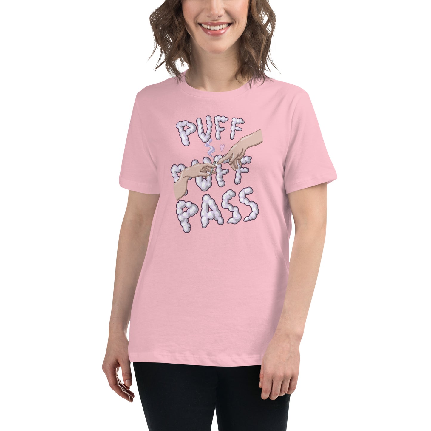 Women's Relaxed T-Shirt Puff Pass