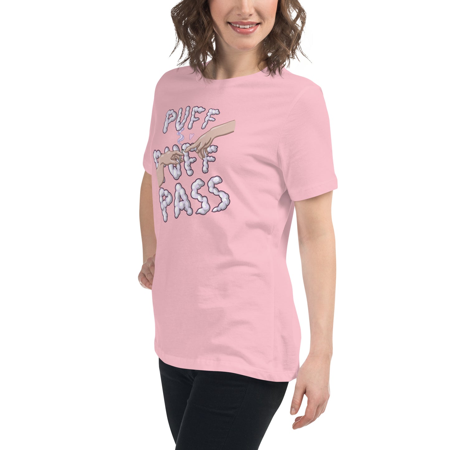 Women's Relaxed T-Shirt Puff Pass