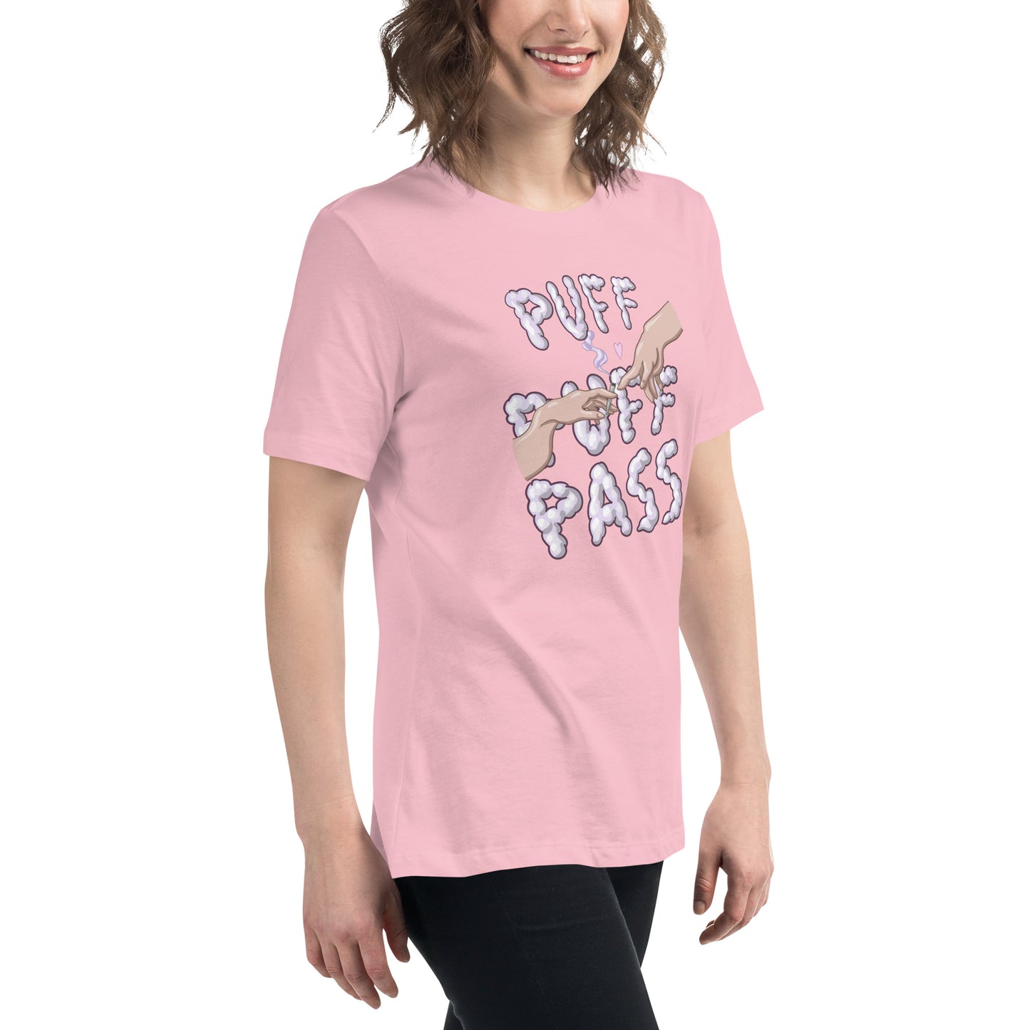 Women's Relaxed T-Shirt Puff Pass