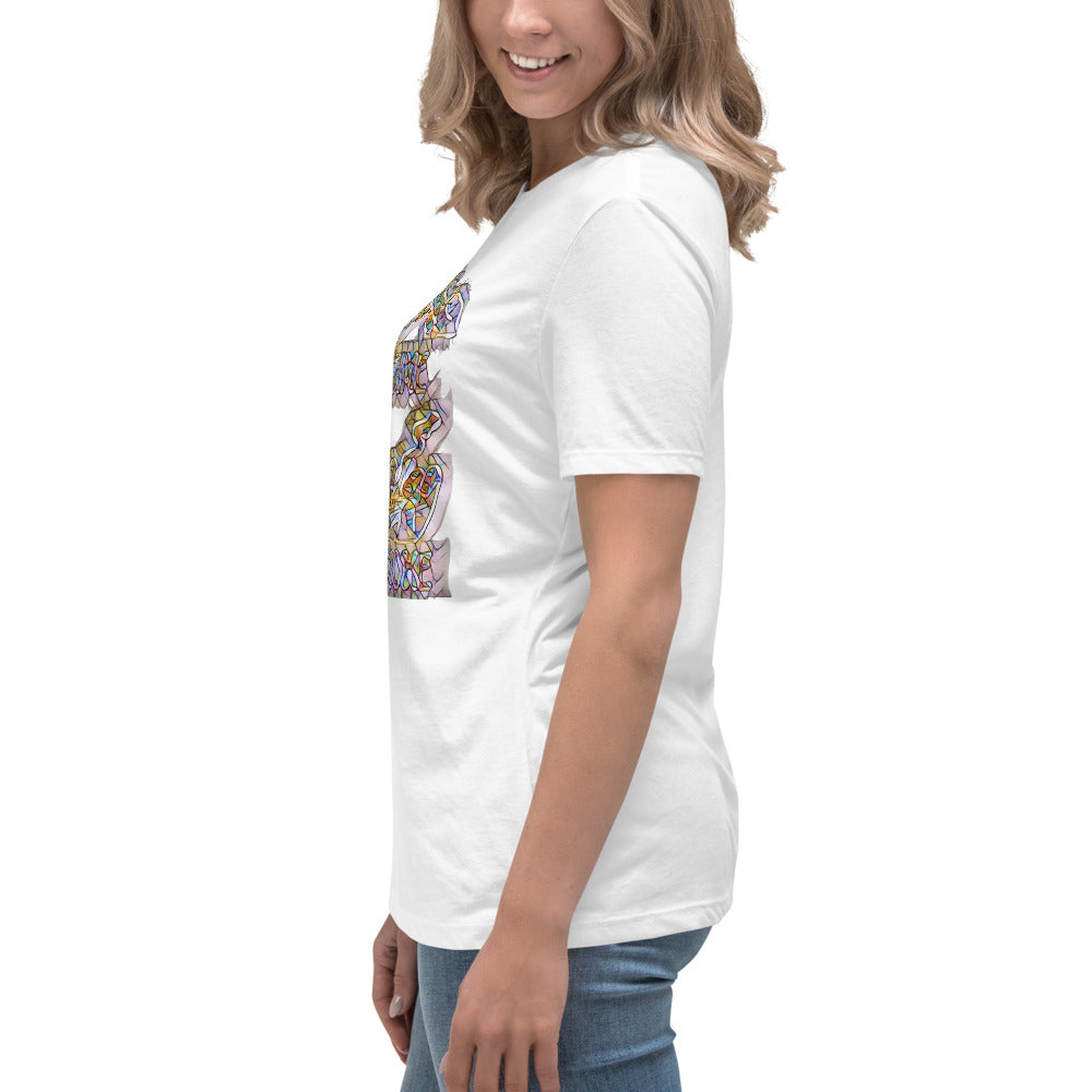 Women's Relaxed T-Shirt It's time to smoke multi colored
