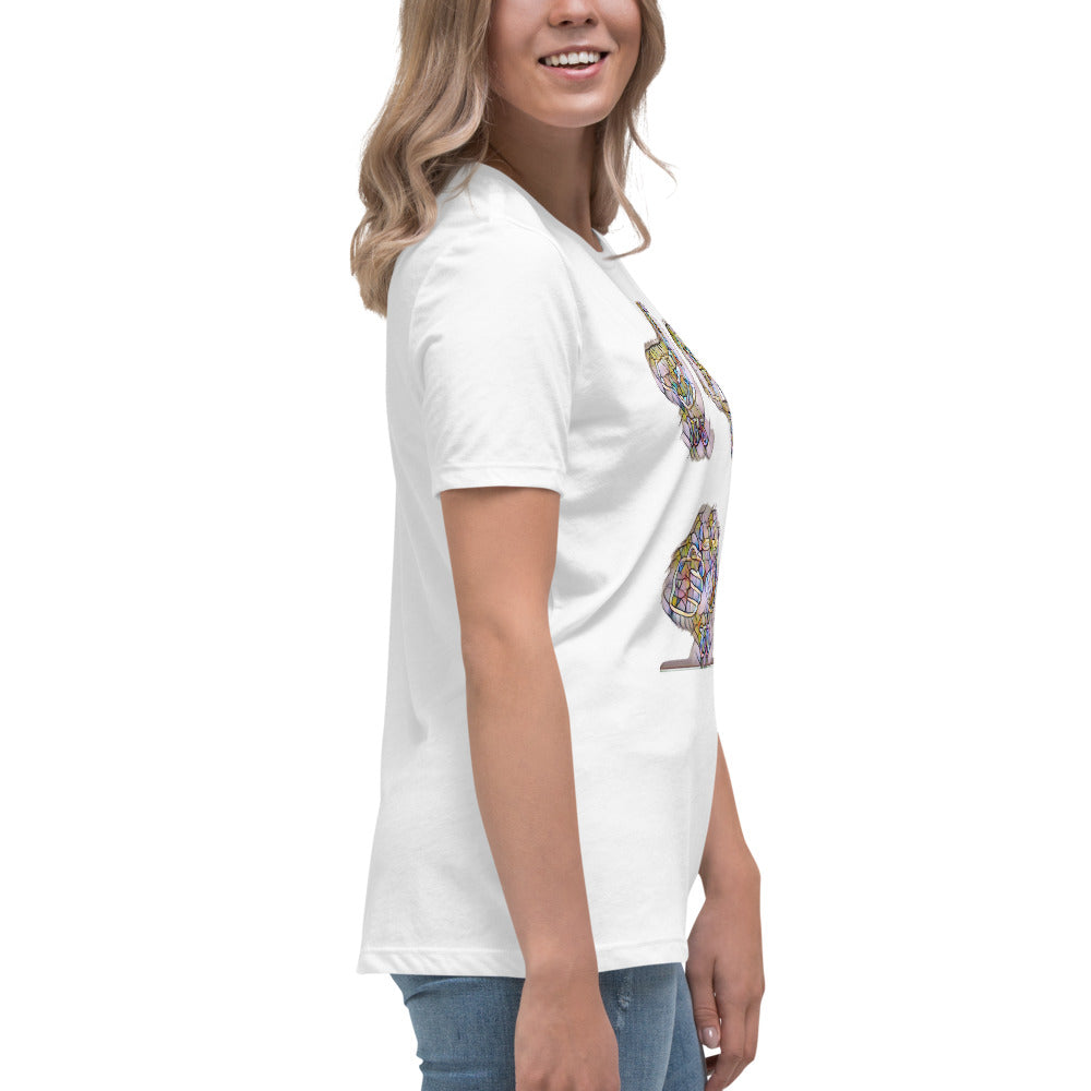 Women's Relaxed T-Shirt It's time to smoke multi colored