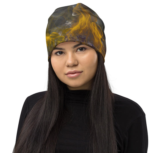 All-Over Print Beanie Golden Fy