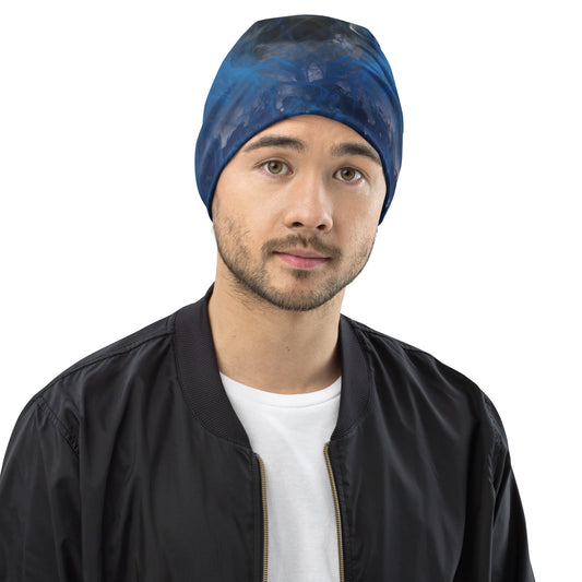 All-Over Print Beanie Deep Sea Fy