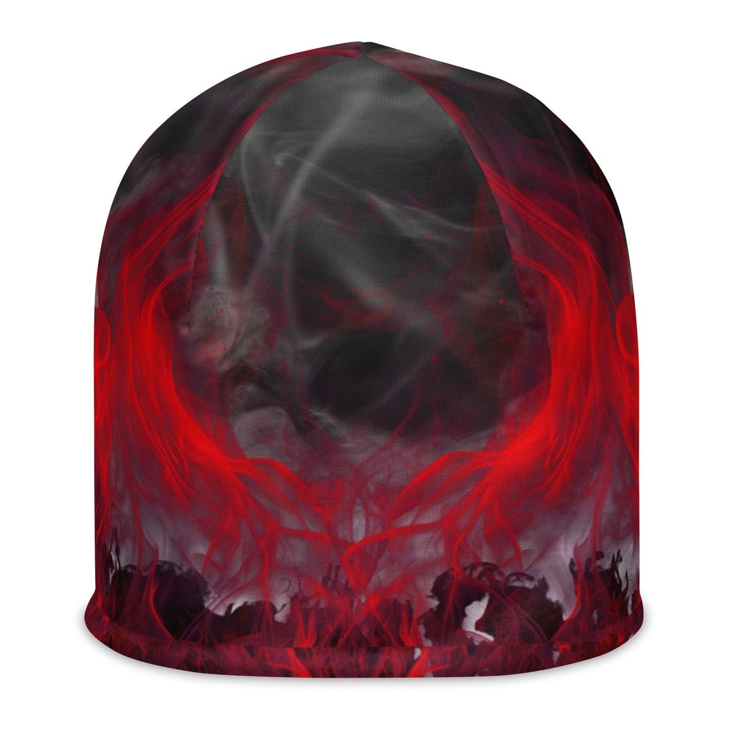 All-Over Print Beanie Crimson Fy