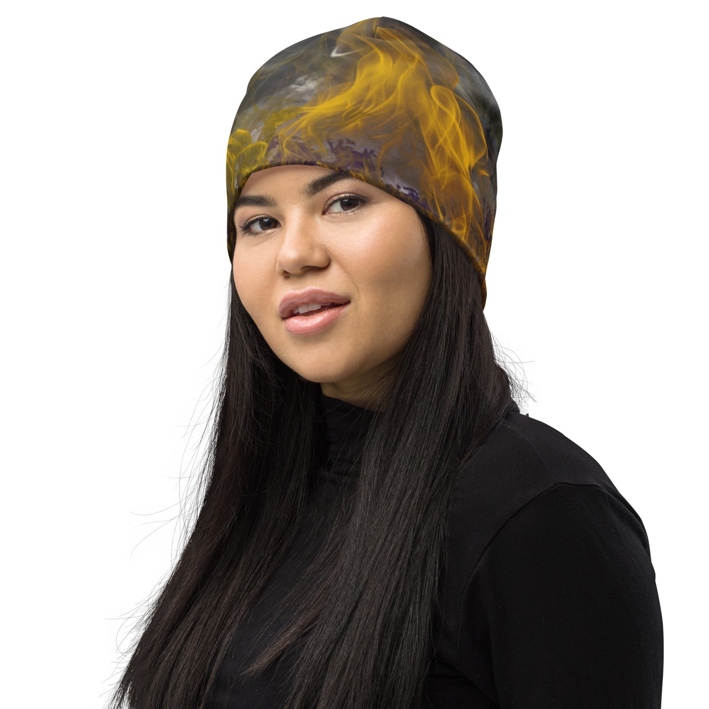 All-Over Print Beanie Golden Fy