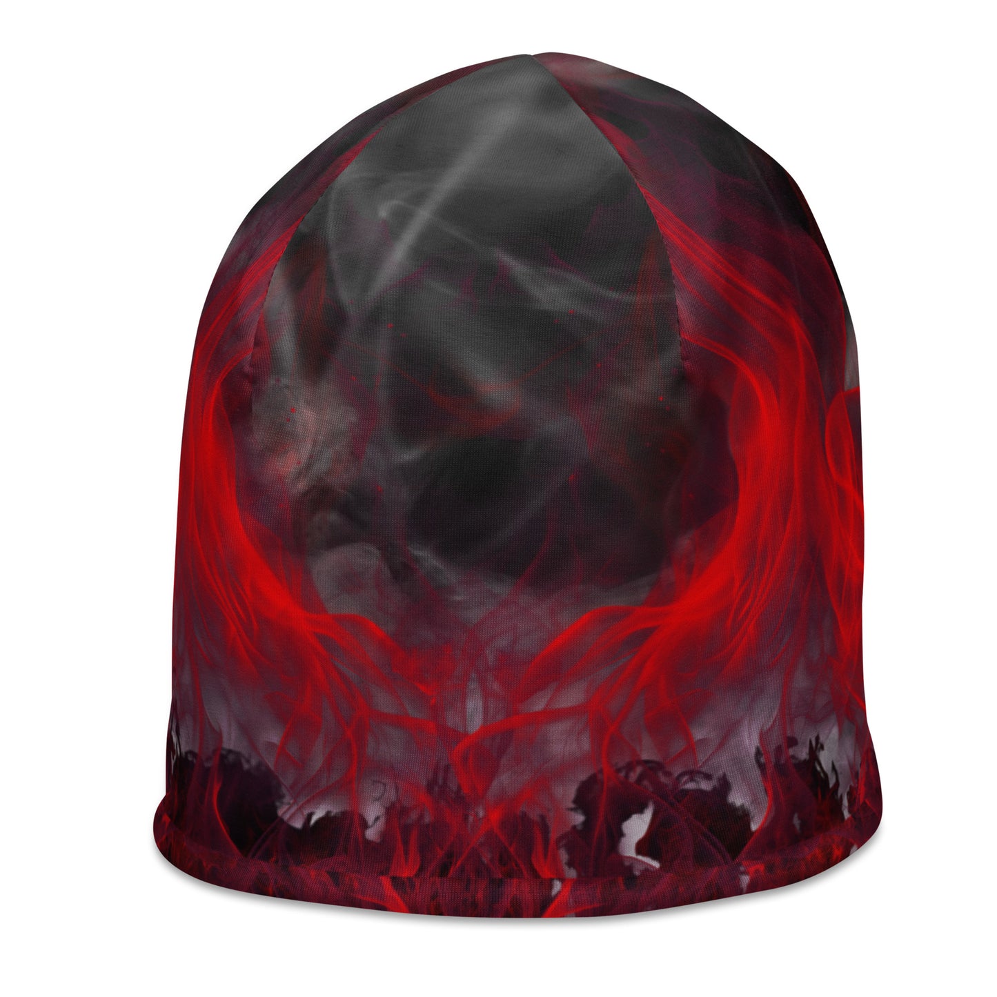 All-Over Print Beanie Crimson Fy