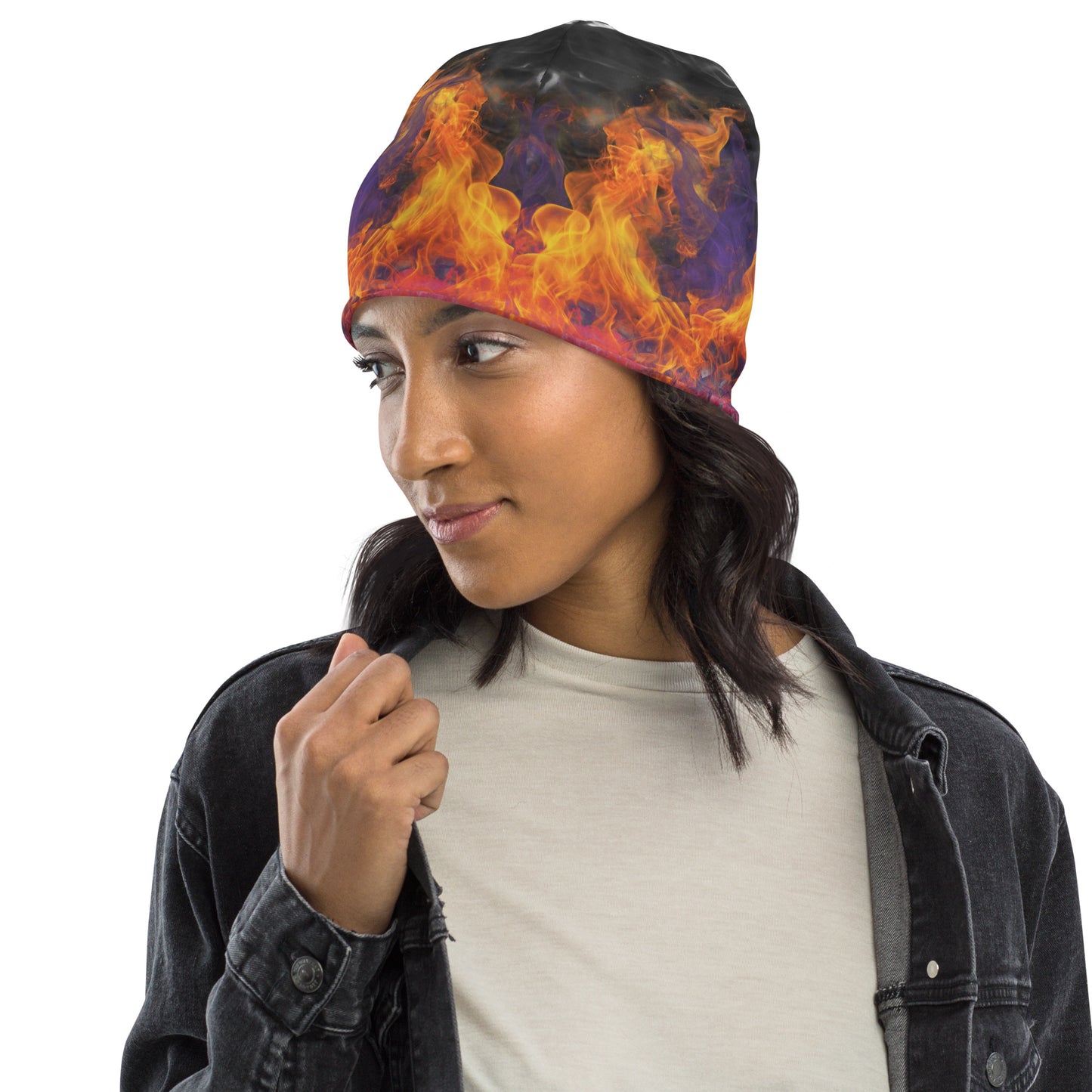 All-Over Print Beanie Brutha Rie