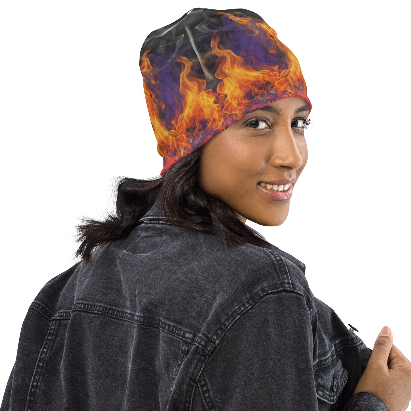 All-Over Print Beanie Brutha Rie