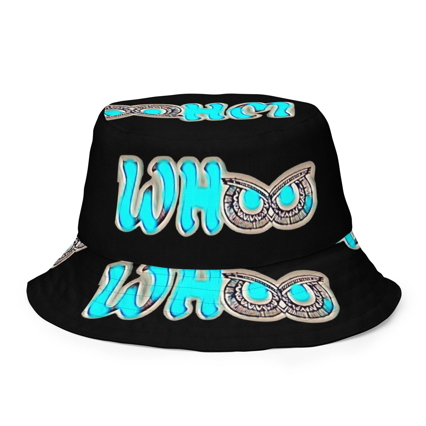 Reversible bucket hat Blue Glow WHoo