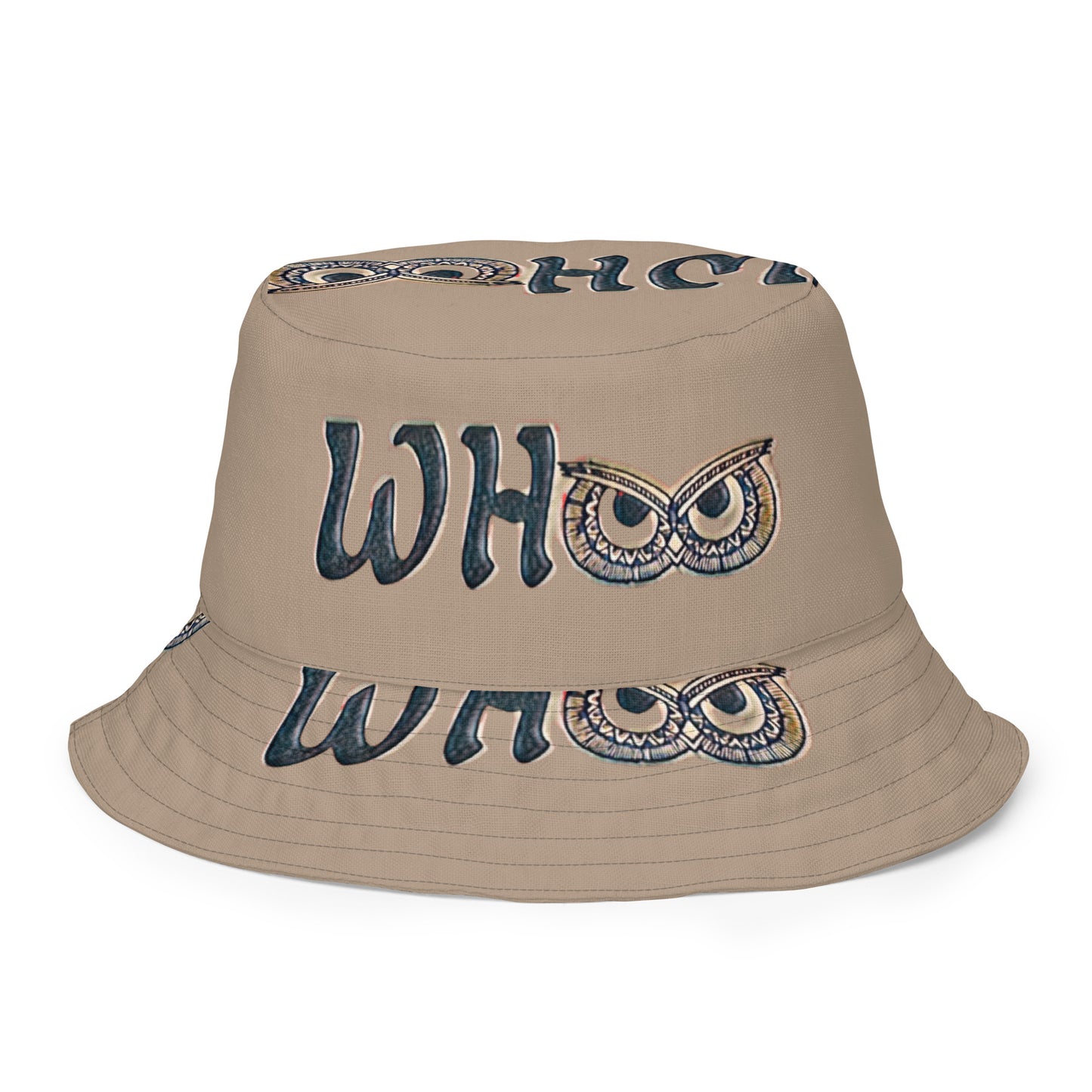 Reversible bucket hat Gold Trim