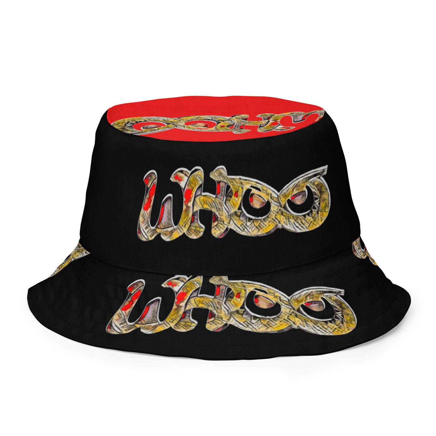 Reversible bucket hat Golden Scales