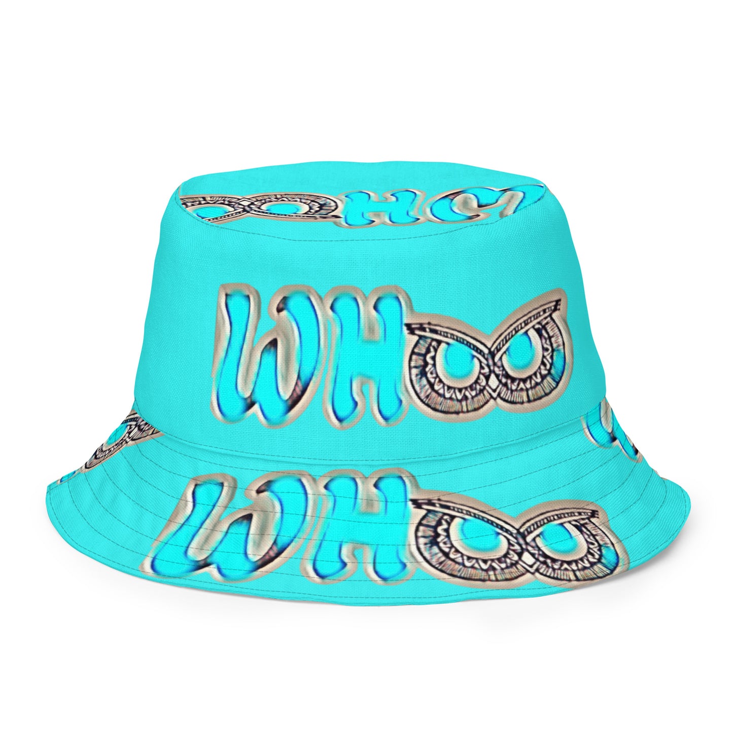 Reversible bucket hat Blue Glow WHoo