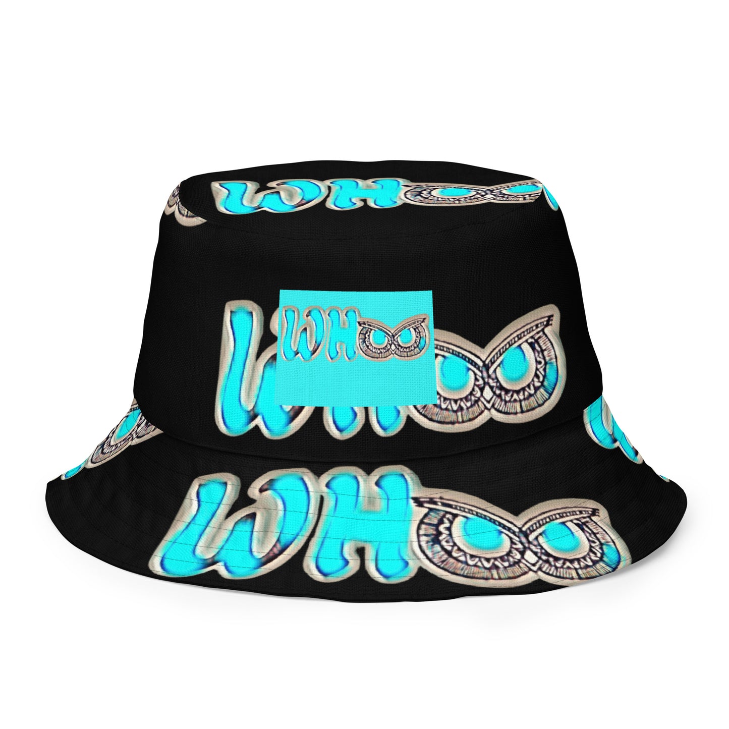 Reversible bucket hat Blue Glow WHoo