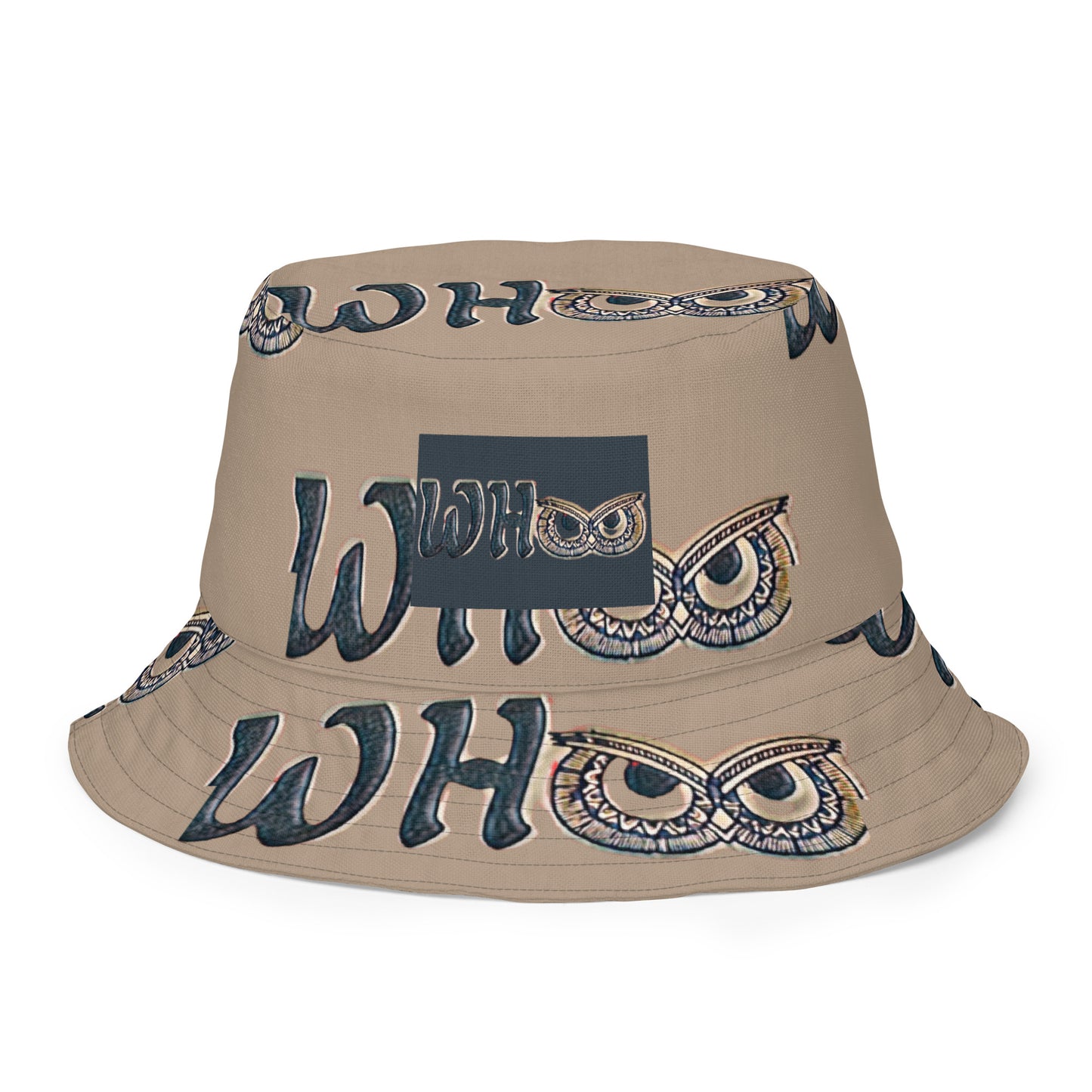 Reversible bucket hat Gold Trim