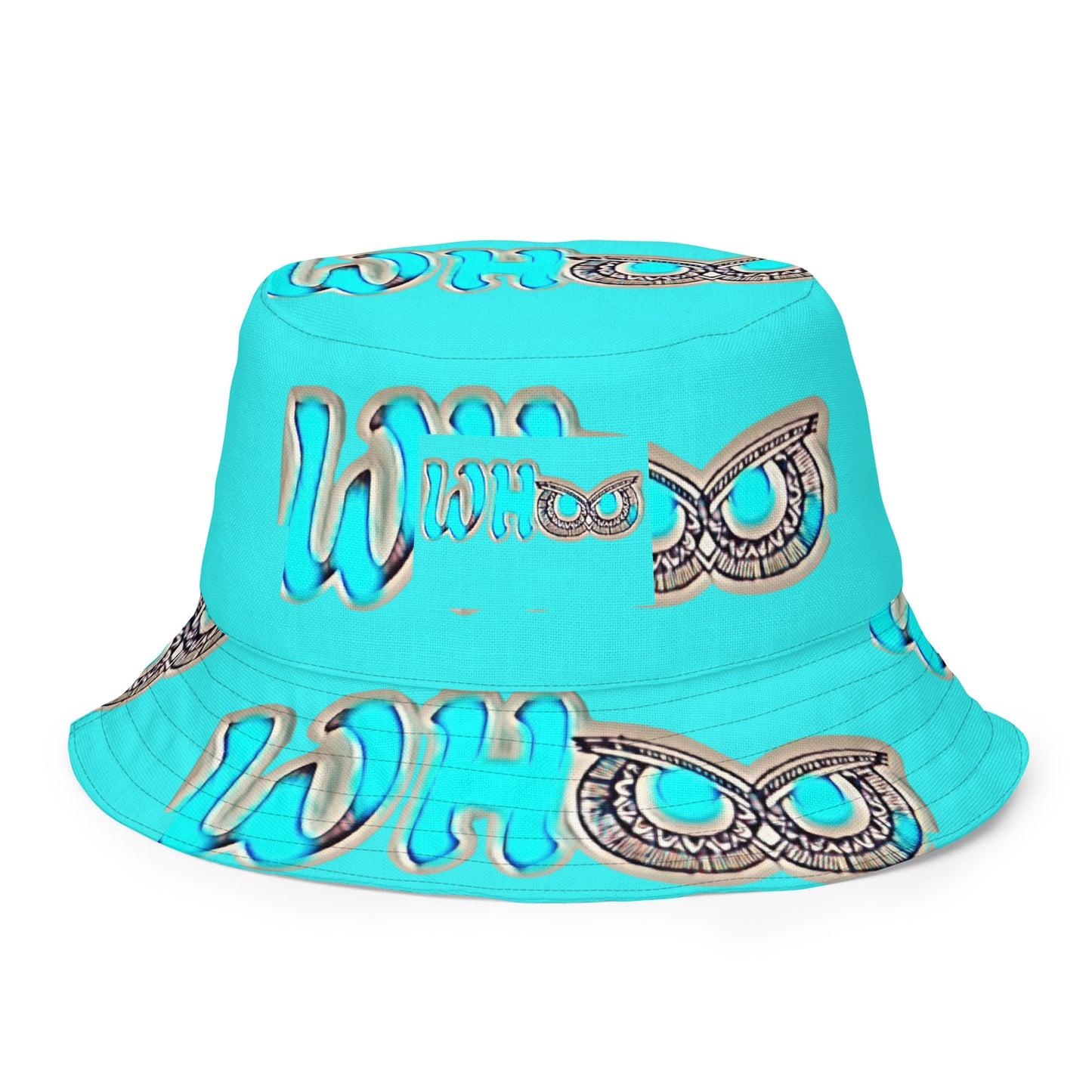 Reversible bucket hat Blue Glow WHoo