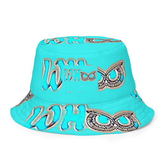 Reversible bucket hat Blue Glow WHoo