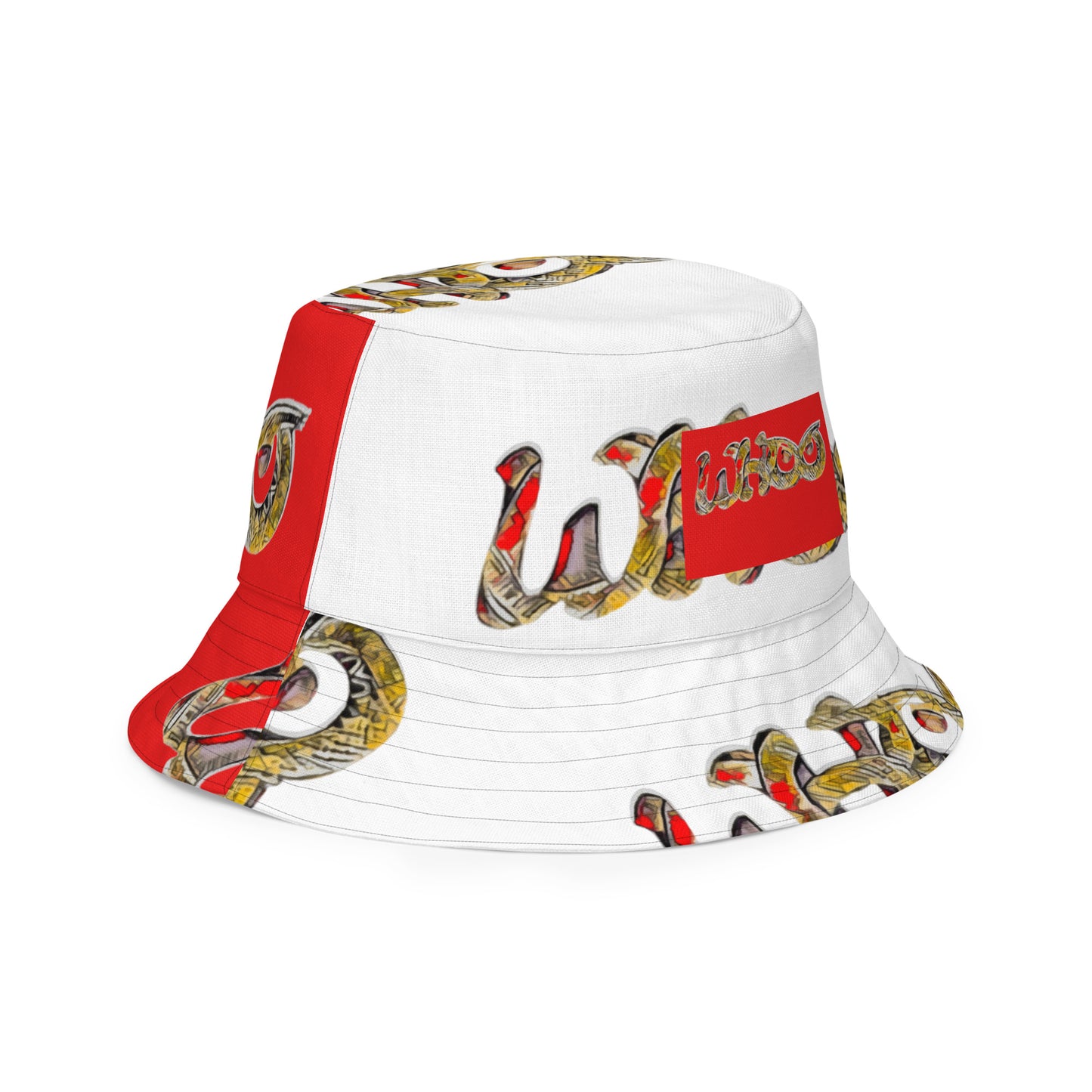 Reversible bucket hat Golden Scales