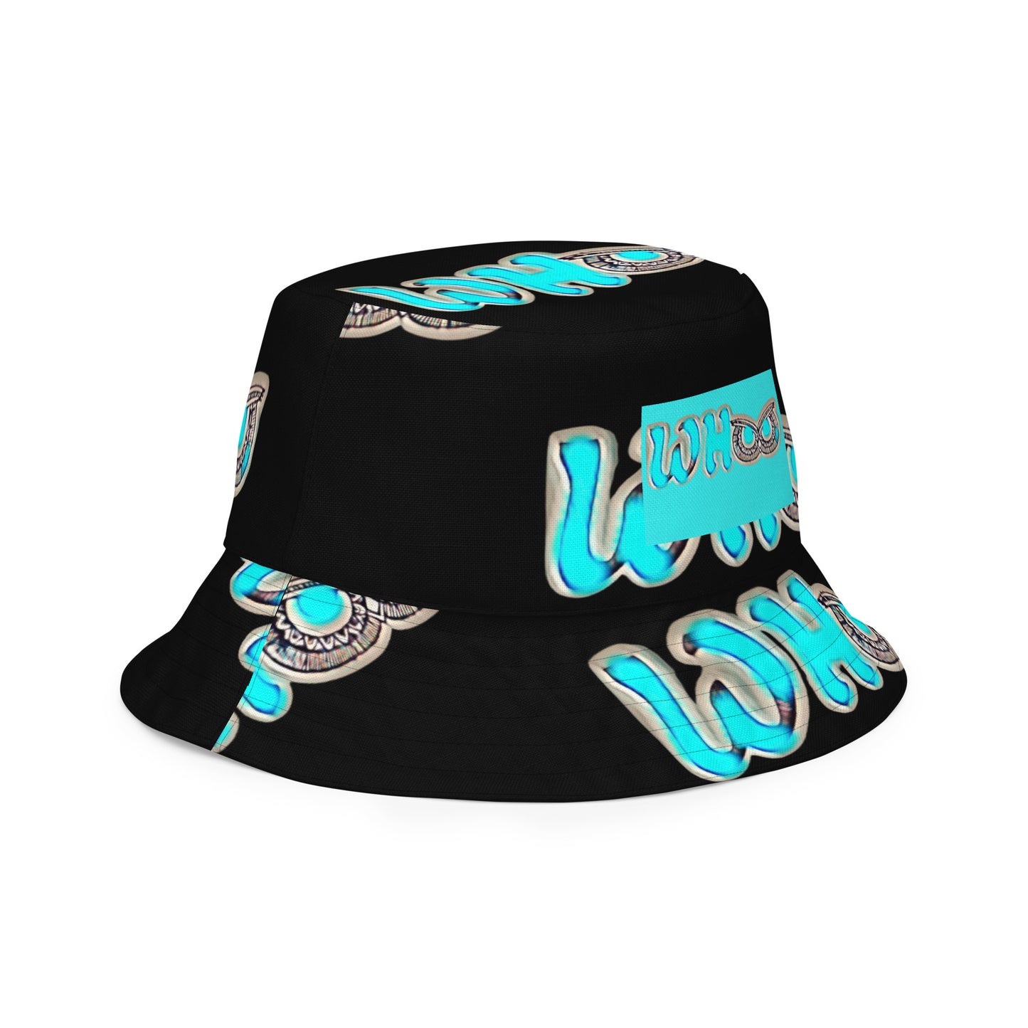 Reversible bucket hat Blue Glow WHoo