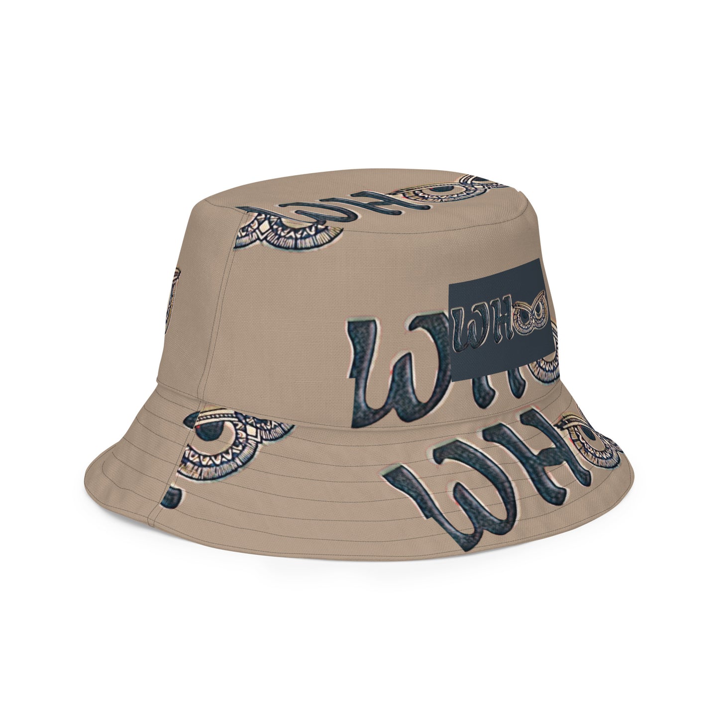 Reversible bucket hat Gold Trim