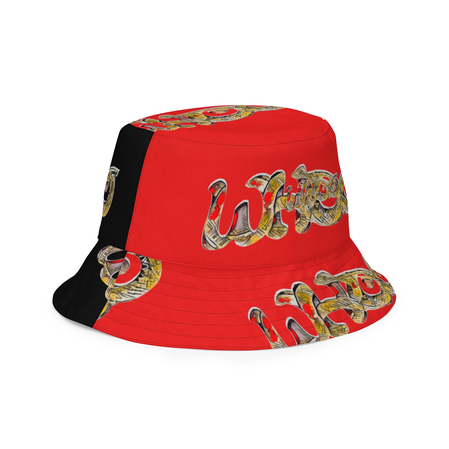 Reversible bucket hat Golden Scales