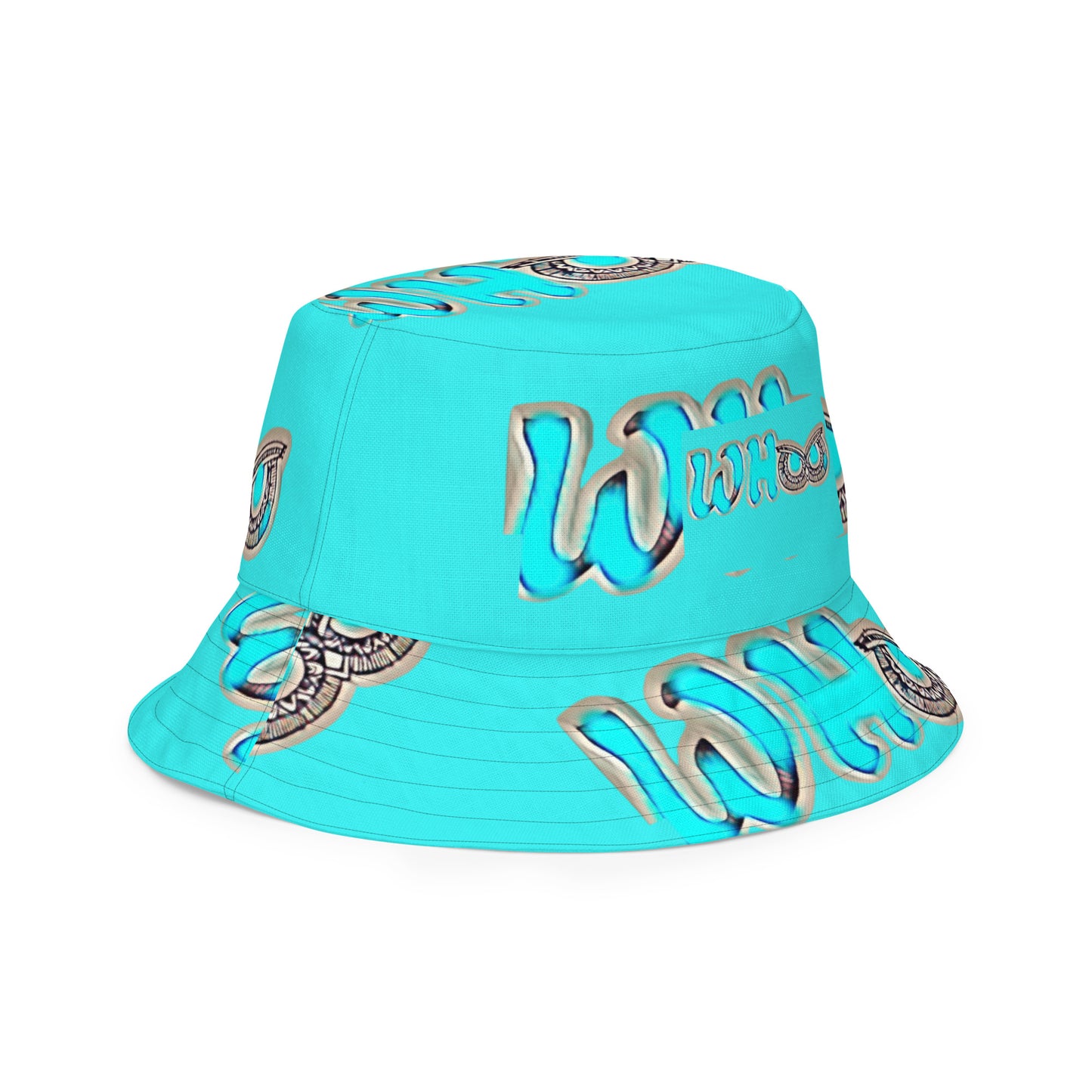 Reversible bucket hat Blue Glow WHoo