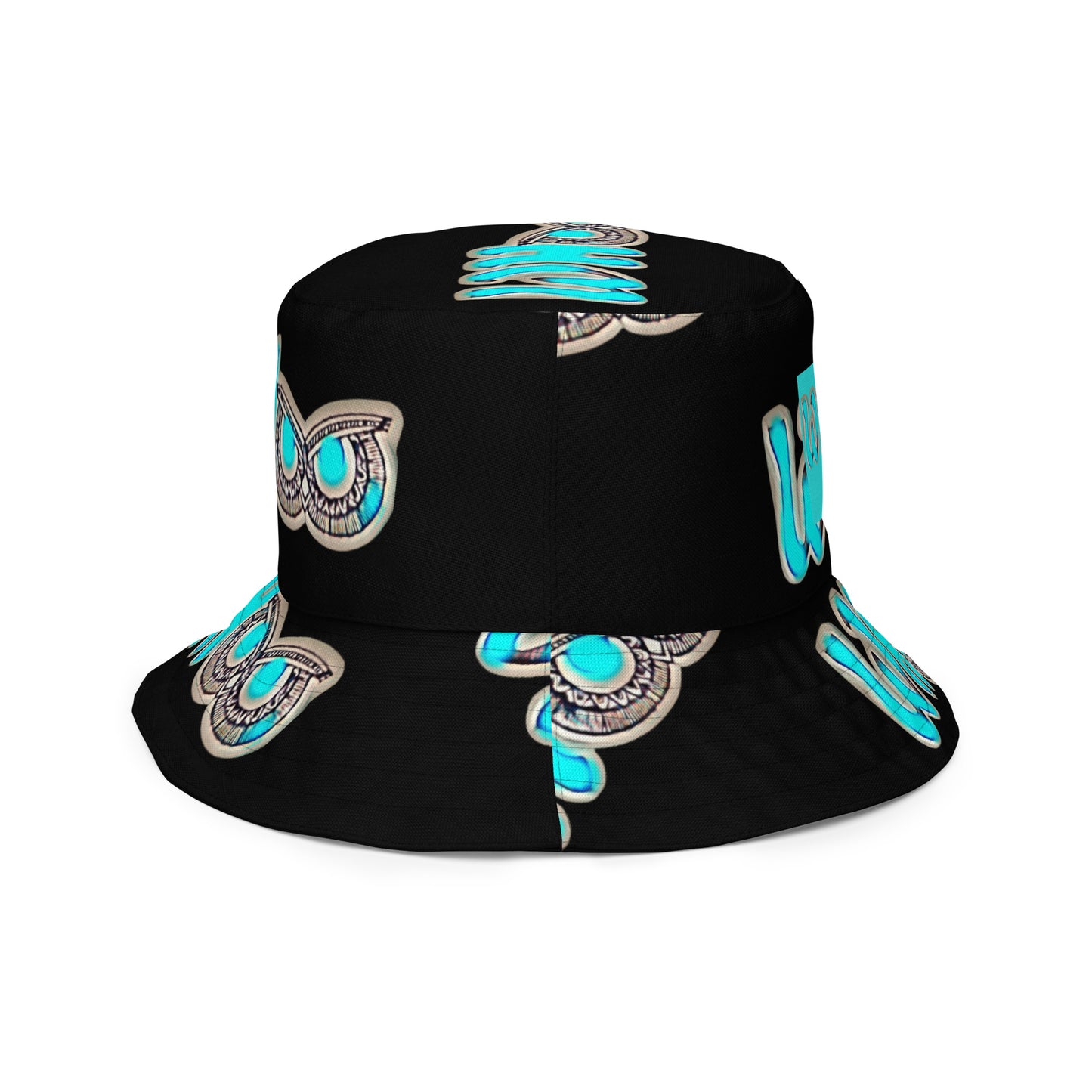 Reversible bucket hat Blue Glow WHoo