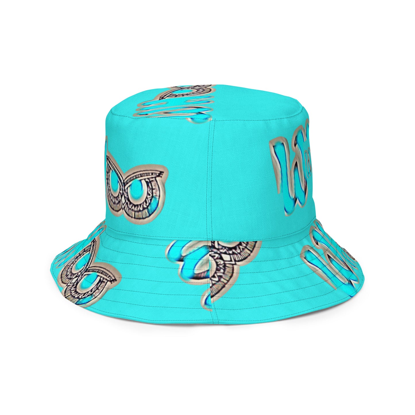 Reversible bucket hat Blue Glow WHoo