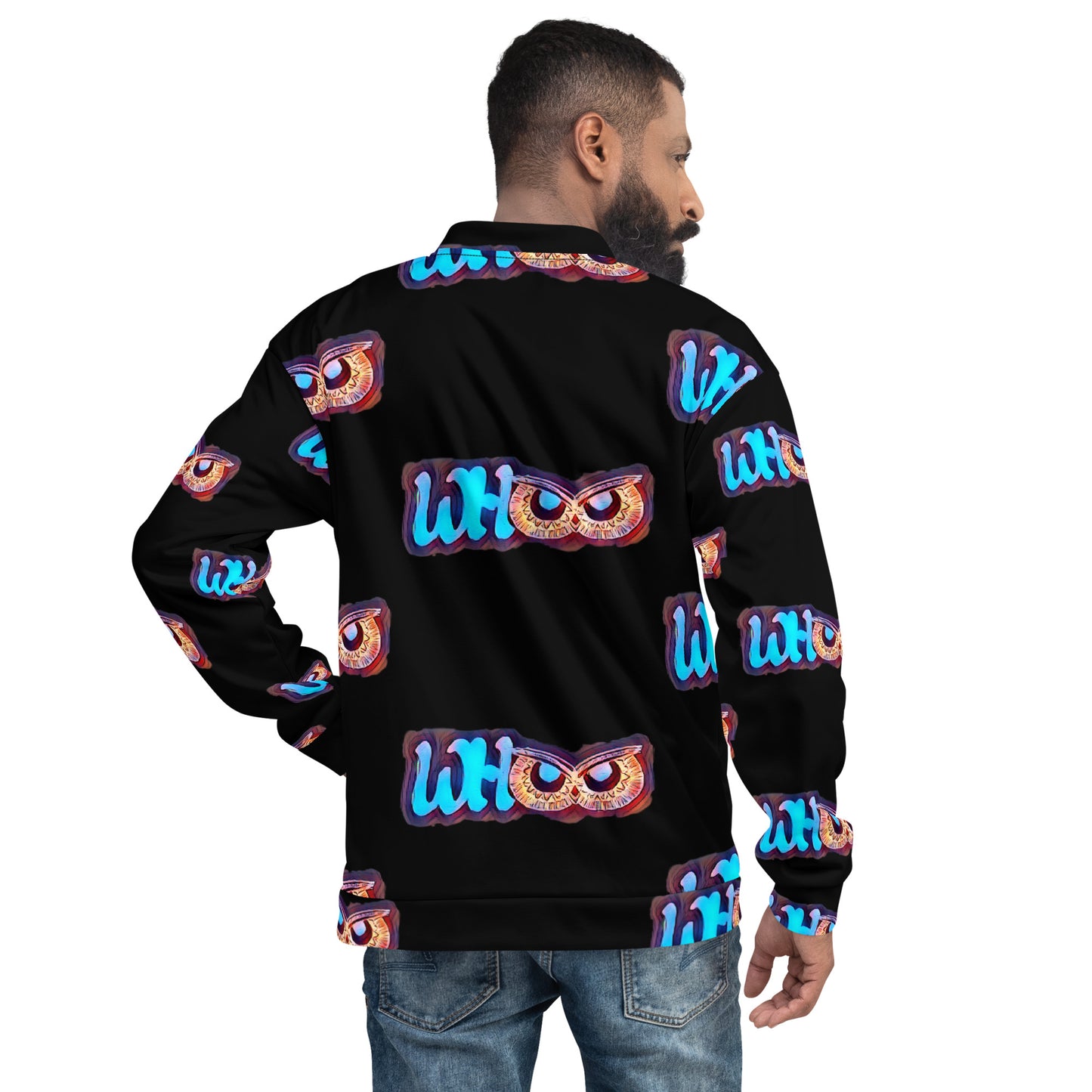 Whoo 1st Blue Unisex Bomber Jacket