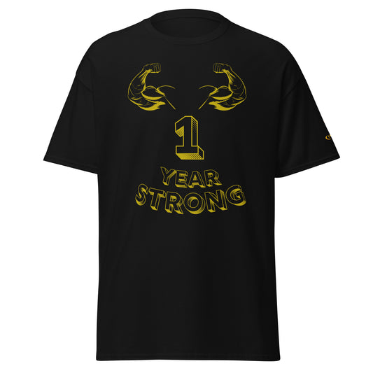 Men's classic tee 1 Year Strong