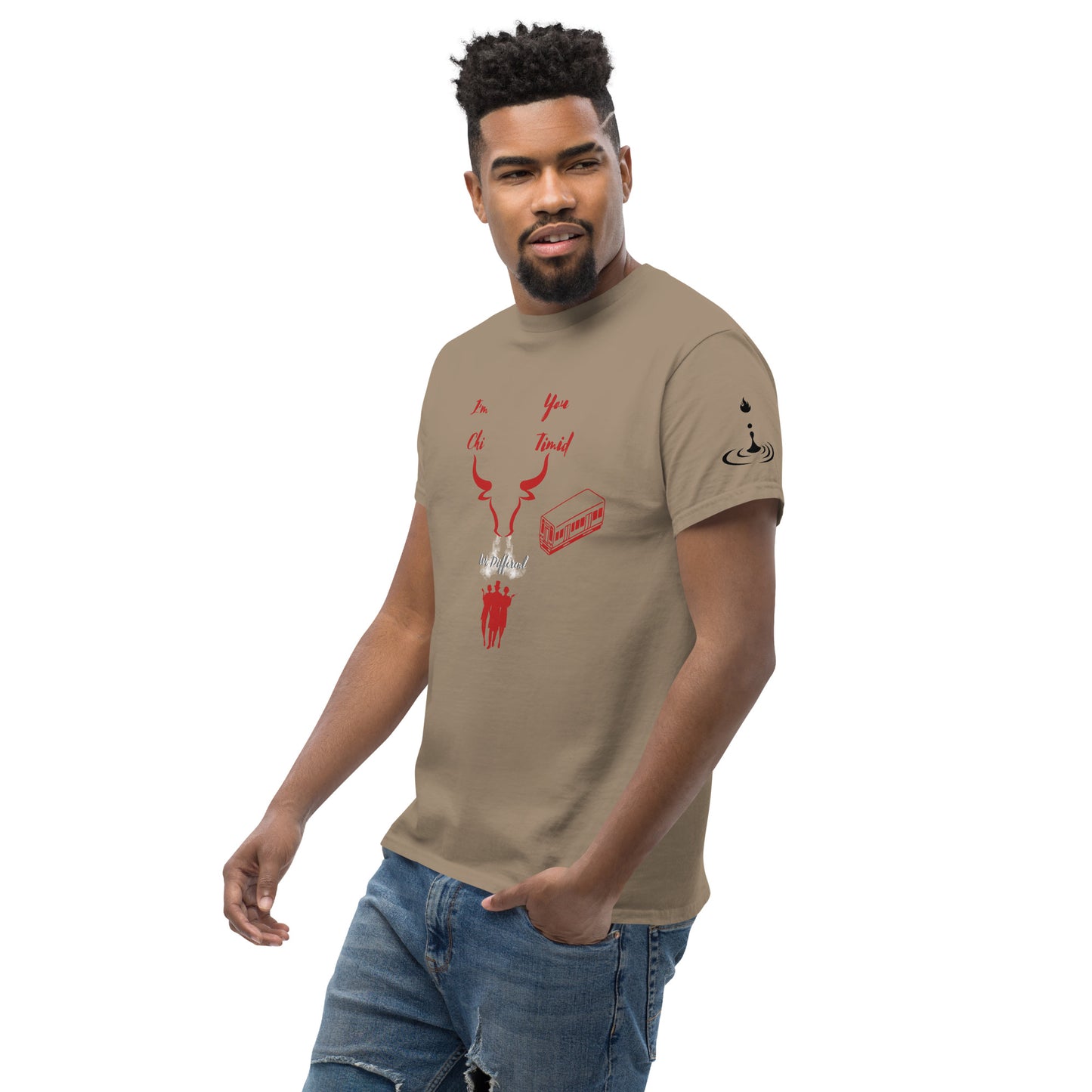 Men's classic tee Chi red