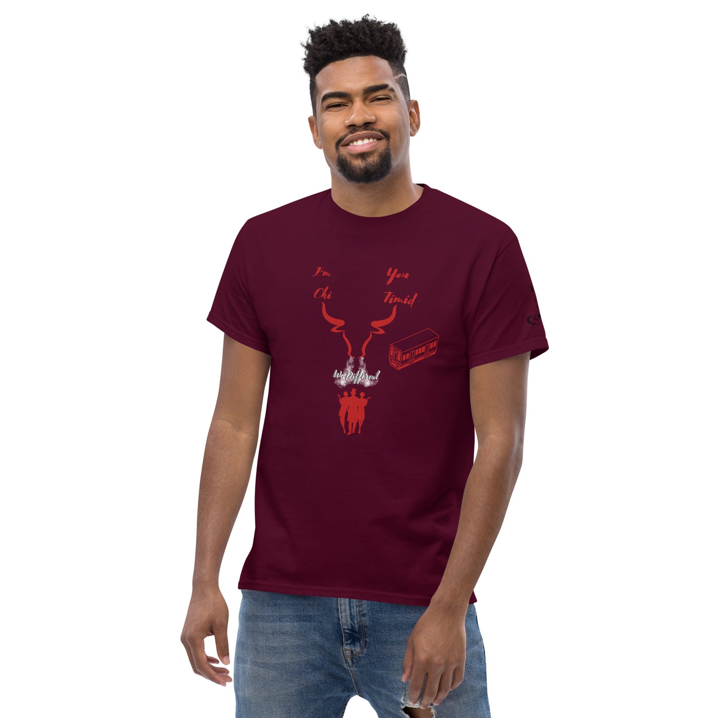 Men's classic tee Chi red