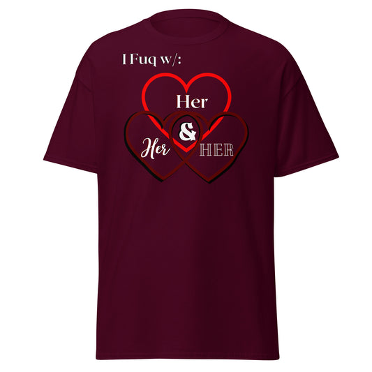 Men's classic tee Fuq w/ her