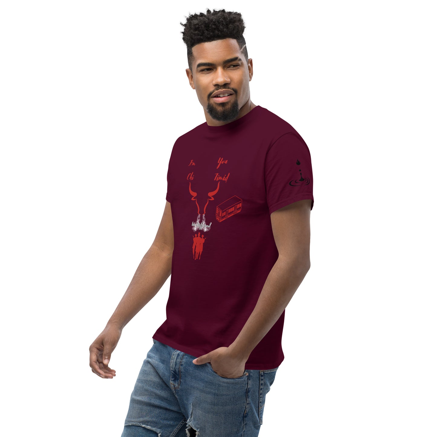 Men's classic tee Chi red