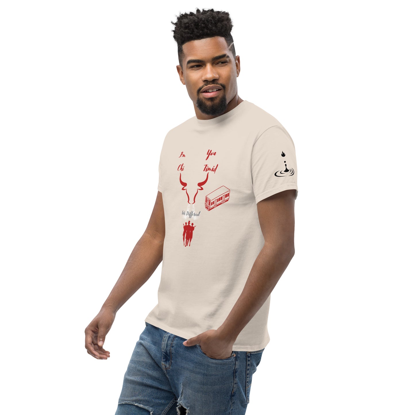 Men's classic tee Chi red